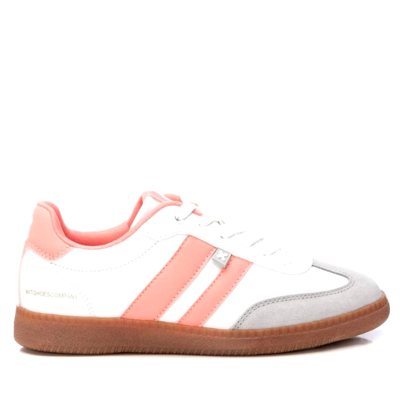 XTI Γυναικεία Xti Γυναικείο Sneaker Retro 143485 Vegan ΚΟΡΑΛΙ