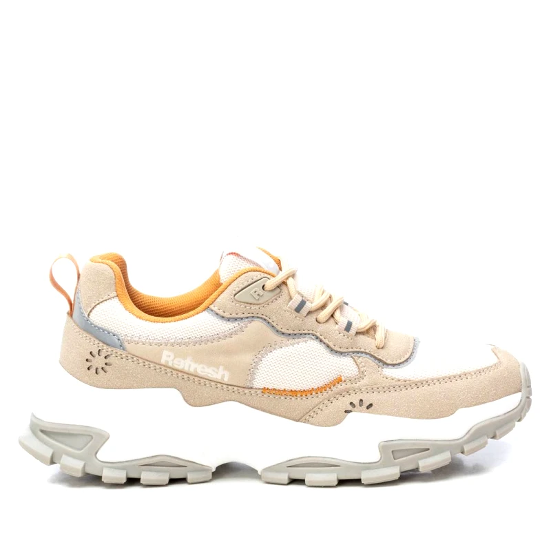 REFRESH Γυναικεία Refresh Γυναικείο Sneaker Chunky 172404 Vegan ΜΠΕΖ