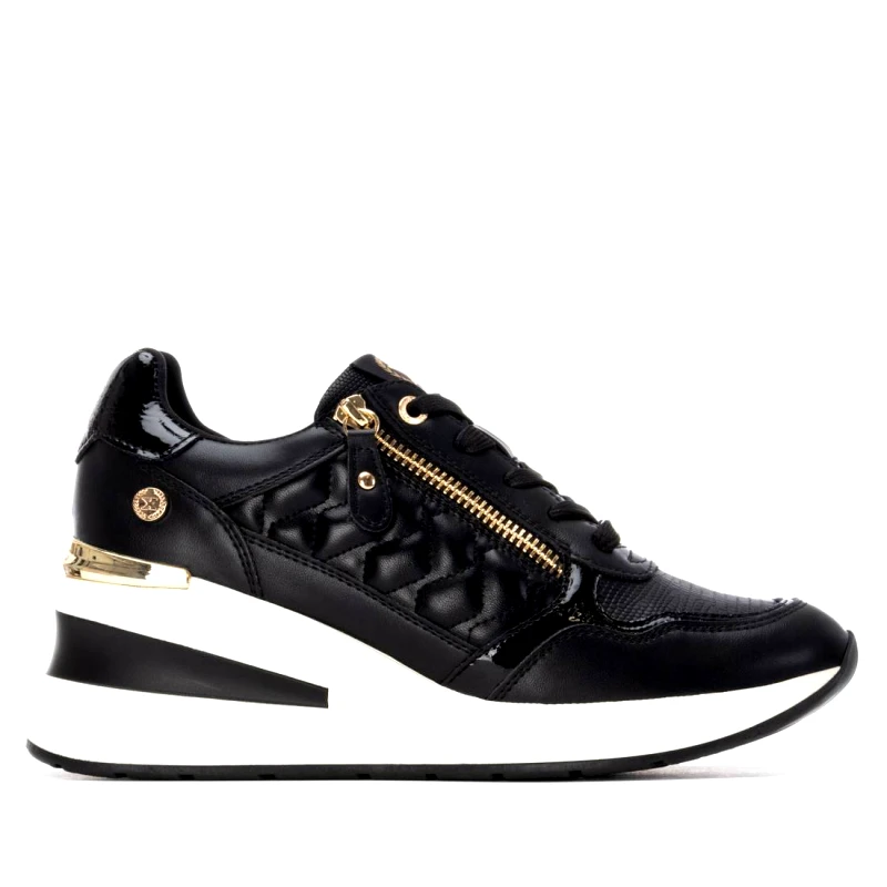 XTI Γυναικεία Xti Γυναικείο Sneaker 144380 Vegan ΜΑΥΡΟ