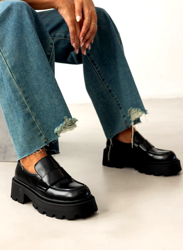 ONLY Loafers chunky φλωρεντίκ ONLY 15329345 - Μαύρο