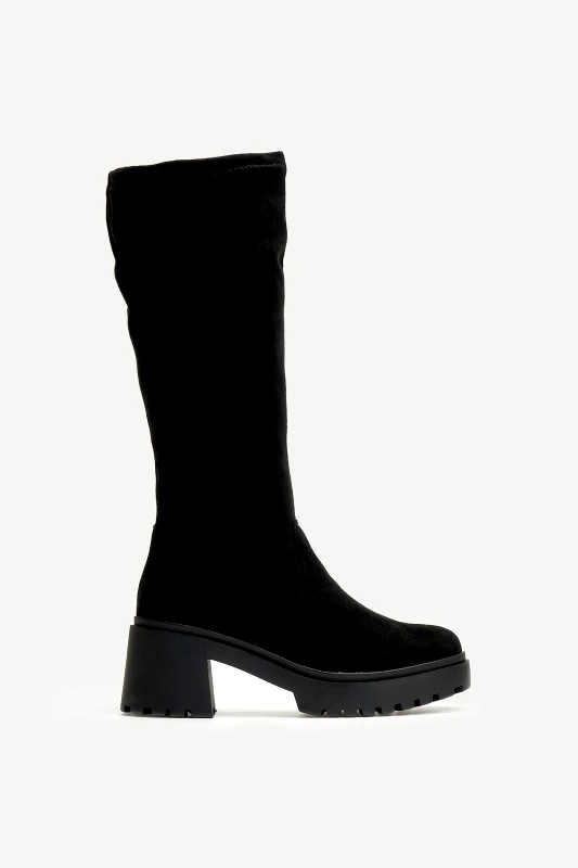 AC DIS Μπότες casual suede - Μαύρο