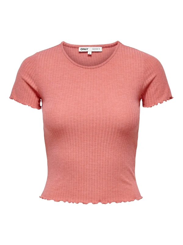 Crop top ONLY 15201206 - Κοραλί φωτογραφία