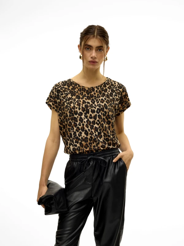 VERO MODA Μπλούζα με print Vero Moda 10329436 - Leopard