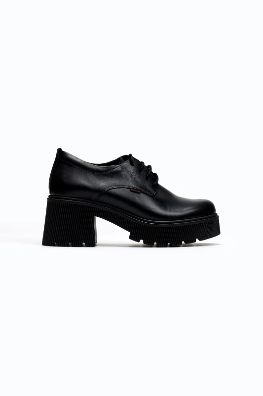 RAGAZZA Oxfords δερμάτινα με κορδόνια Ragazza 0597 - Μαύρο