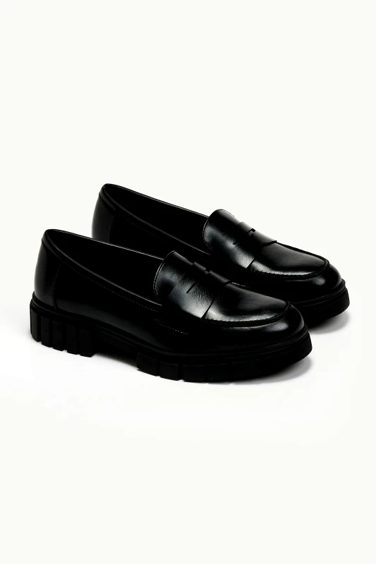 La Coquette Loafers με chunky σόλα - Μαύρο