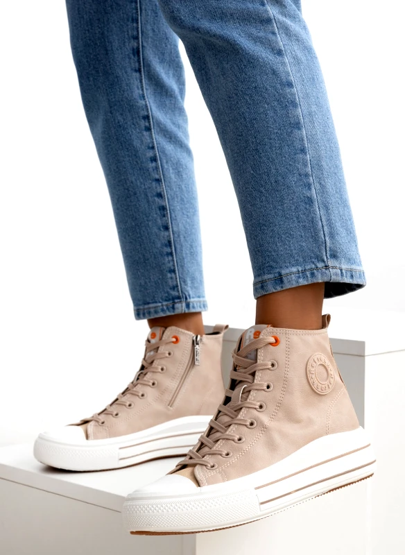 Refresh Sneakers μποτάκια Refresh 172284 - Μπεζ
