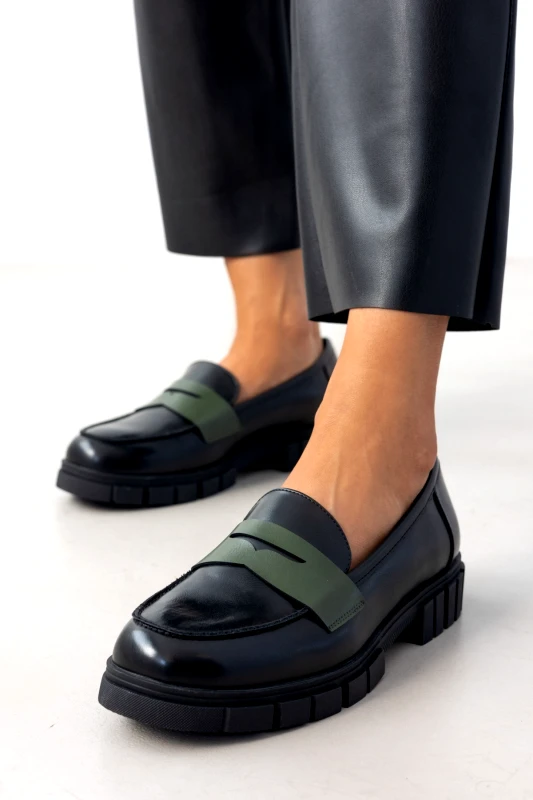 La Coquette Loafers με chunky σόλα - Κυπαρισσί
