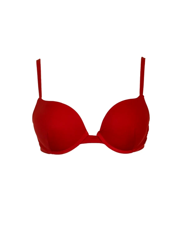 Modern ocean Bikini top με μπανέλα - Κεραμιδί