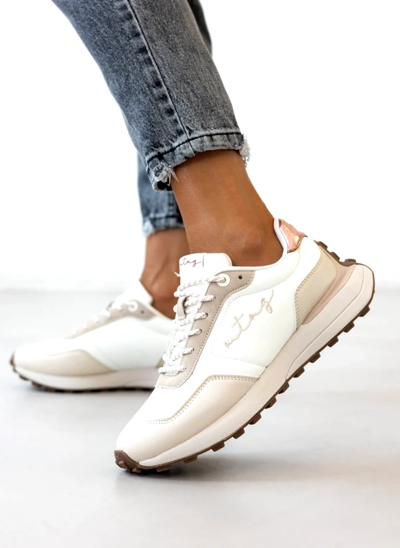 MARIAMARE Sneakers σε συνδυασμούς χρωμάτων MARIAMARE - Μπεζ