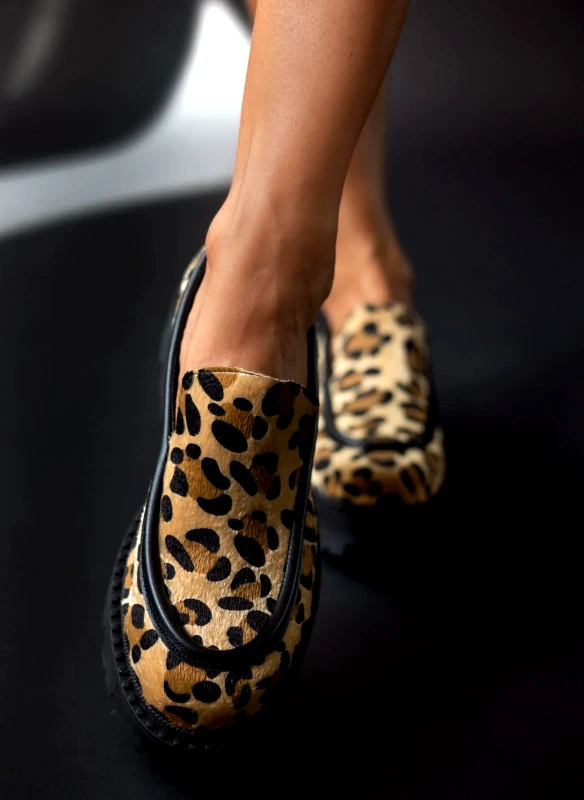 TFP Loafers chunky με print TFP - Leopard