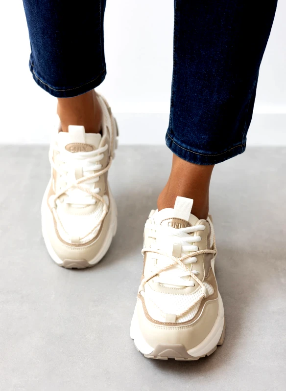 ONLY Sneakers chunky ONLY 15320190 - Λευκό
