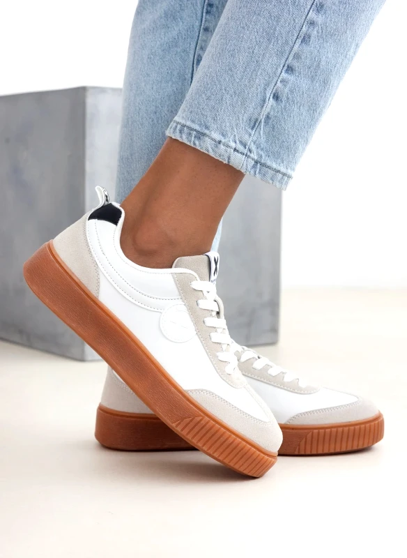 Xti Footwear Sneakers με διχρωμία Xti 143181 - Λευκό