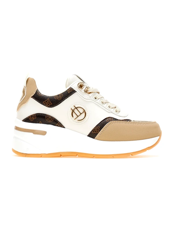 The Fashion Project Sneakers wedges με σχέδιο - Μπεζ