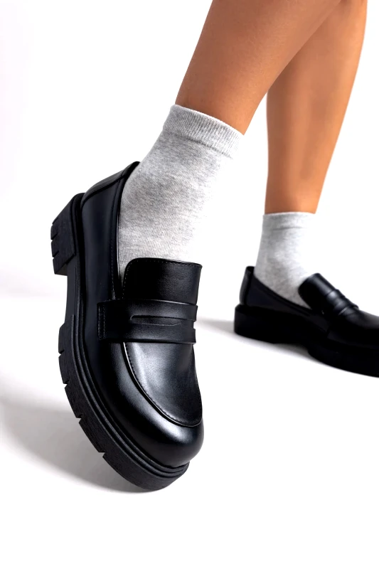 Estil Loafers chunky Estil - Μαύρο