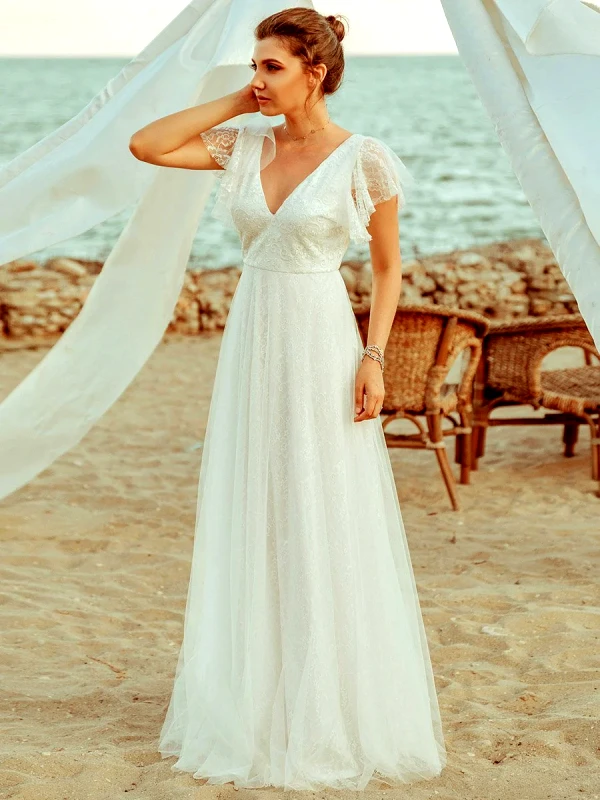 AMELY ΑΜΕΣΑ ΔΙΑΘΕΣΙΜΟ: Μάξι άσπρο φόρεμα PRINCESS WHITE