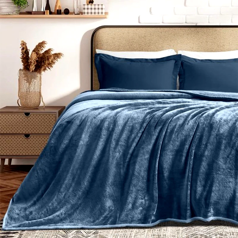 Lino Home LINO ΚΟΥΒΕΡΤΑ ΒΕΛΟΥΤΕ COBERTOR SKY 160X220 Ημίδιπλο