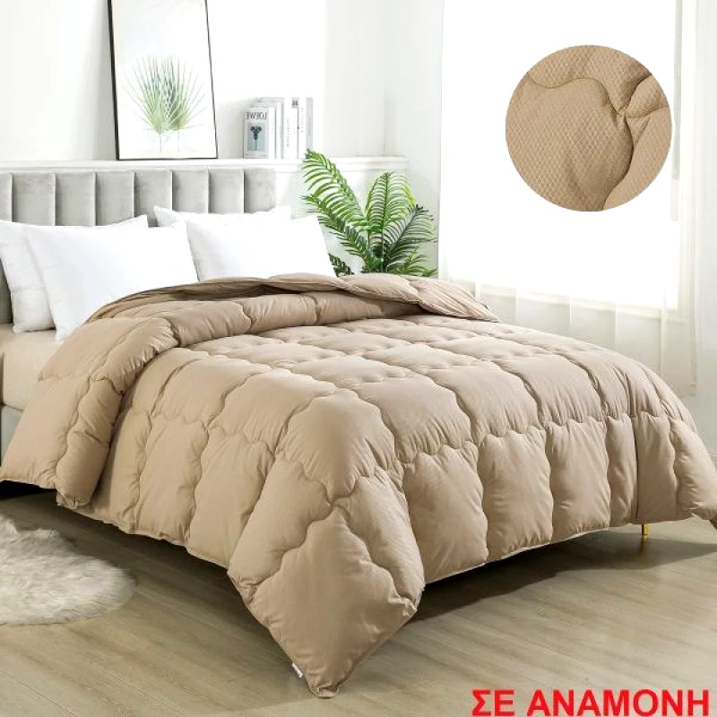 ΠΑΠΛΩΜΑ ΜΟΝΟ 160Χ220 ADAM HOME (600) BEIGE HOLLOWFIBER φωτογραφία