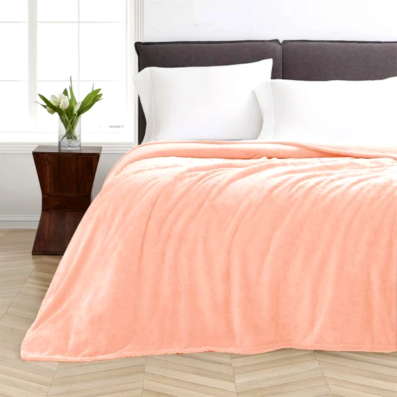 Lino Home LINO ΚΟΥΒΕΡΤΑ ΒΕΛΟΥΤΕ PELLO OLD PINK 220X240 Υπέρδιπλο