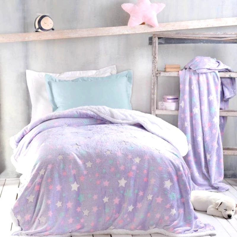 Rythmos Rythmos Starday - Κουβερτοπαπλωμα Παιδικο Luminus (Flannel Fleece) Ημιδιπλο (160Χ220)