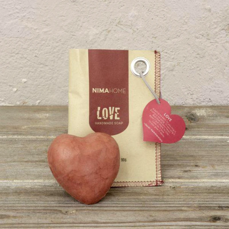 Nima Nima Home Σαπούνι χειροποίητο 90g Red Jasmine Rice - Love