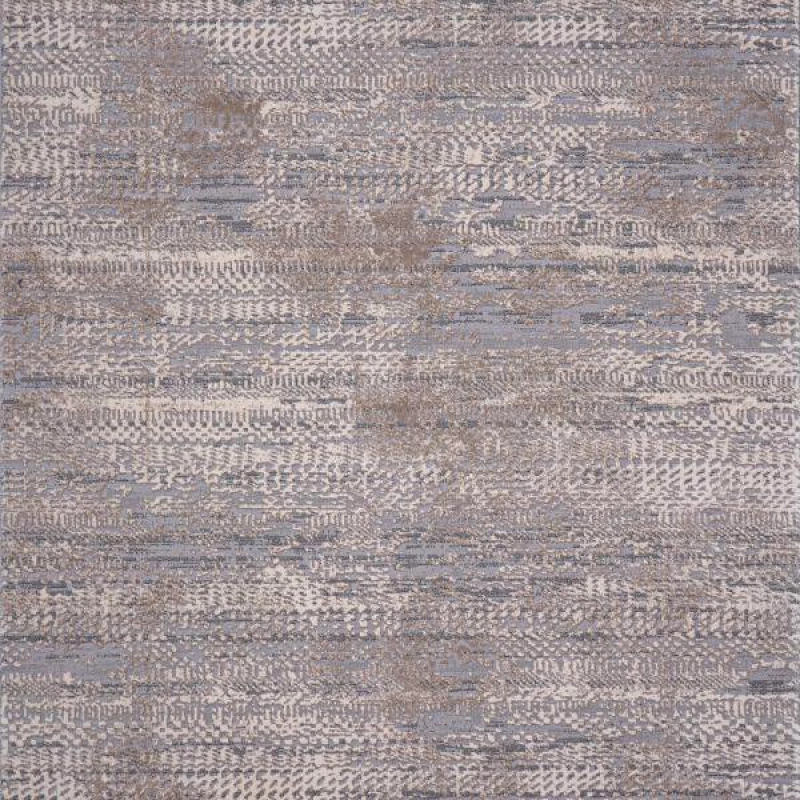 Colore Colori Μοντέρνο χαλί γκρι ανοιχτό εκρού μπεζ Thema 8213-795 - ΡΟΤΟΝΤΑ 2,50x2,50 Colore Colori