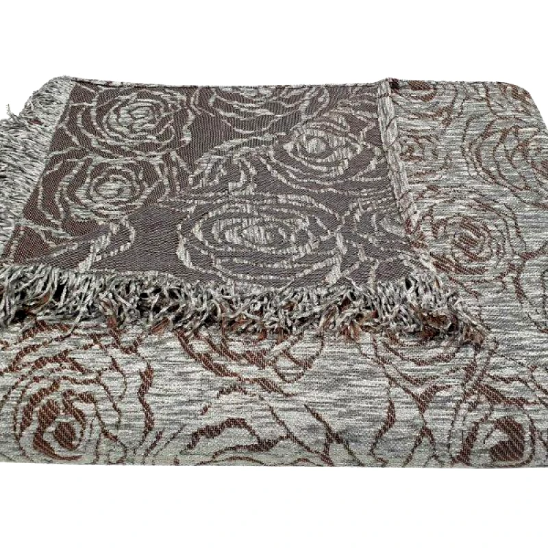Κόμβος Ριχτάρι ΚΟΜΒΟΣ Σενίλ 2θ 180x240 Rose Light Grey