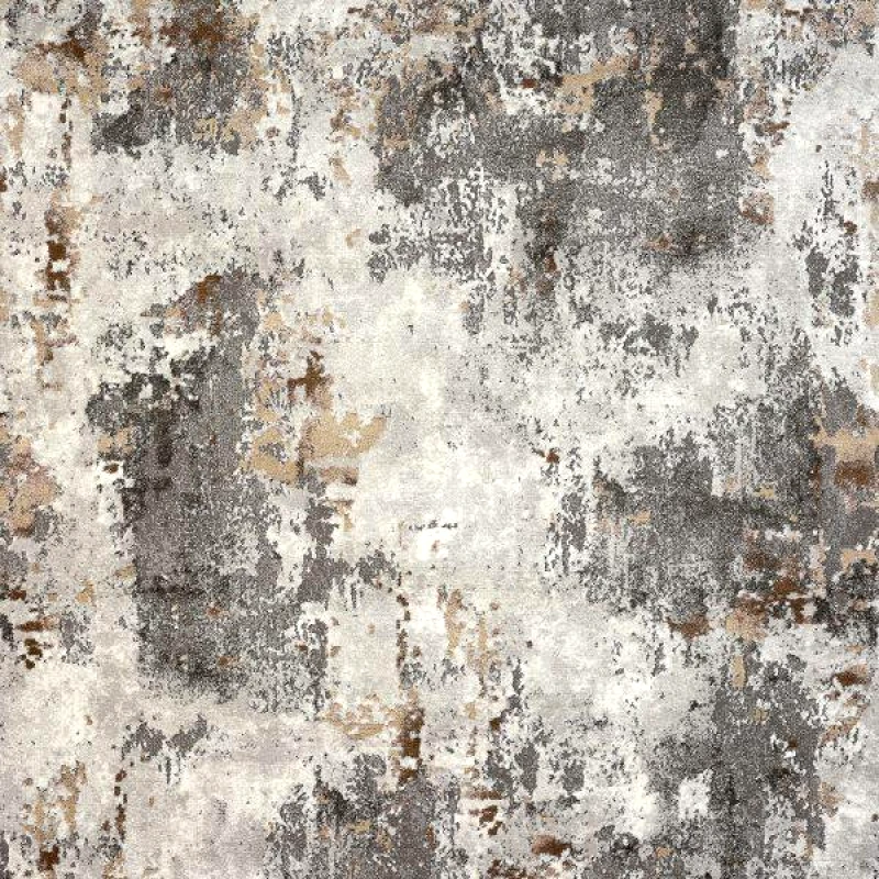 Colore Colori Μοντέρνο χαλί γκρι μπεζ Ostia 5671/975 με το μέτρο - Colore Colori