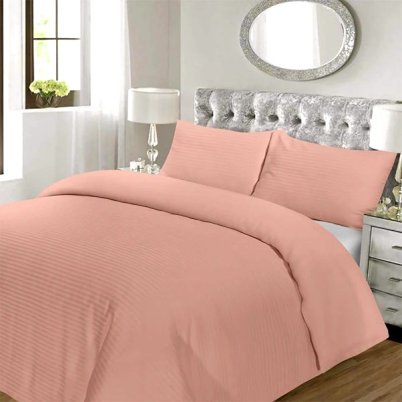 Lino Home LINO ΠΑΠΛΩΜΑ ΥΠΕΡΔΙΠΛΟ BASKO STRIPE DPINK 220X240