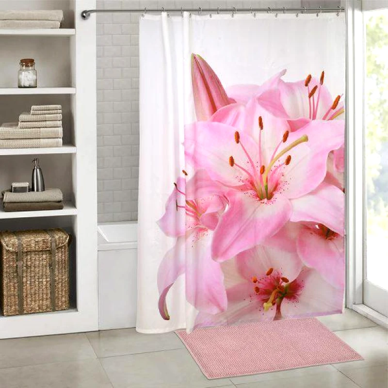 Lino Home LINO ΚΟΥΡΤΙΝΑ ΜΠΑΝΙΟΥ BLOSSIA 180X200