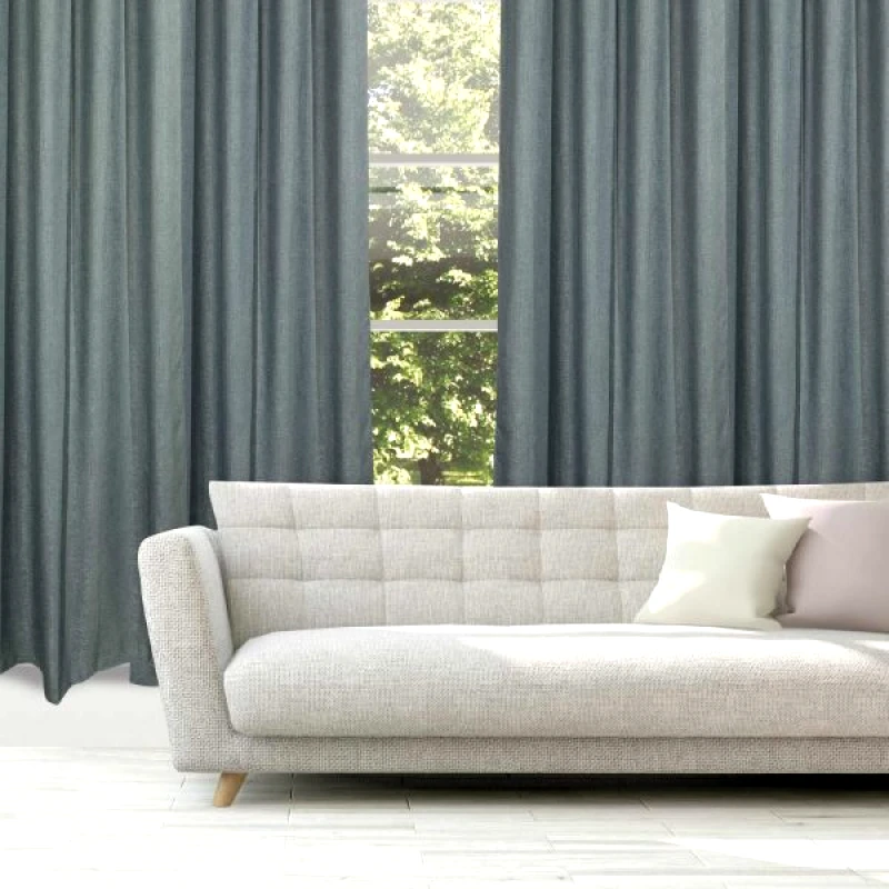 Das Home Das Home Κουρτινα Με Κρικουσ 140Χ270 2245 Γκρι Σκουρο Γκρι Σκουρο