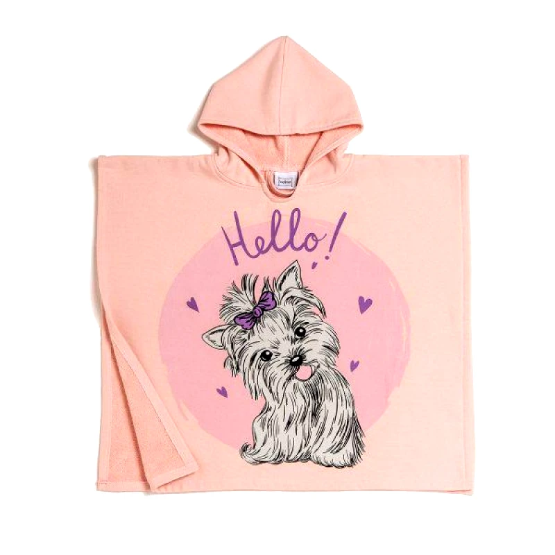Melinen Home Melinen Home Παιδικο Ποντσο Θαλασσησ Puppy Pink 60Χ60