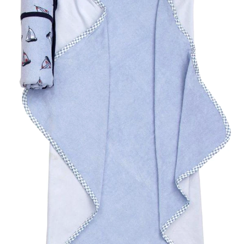 VIOPROS Viopros Σετ 2 Τεμ Jersey Φροτέ Βελουτέ 75x75, 75x75 105 Μπλε