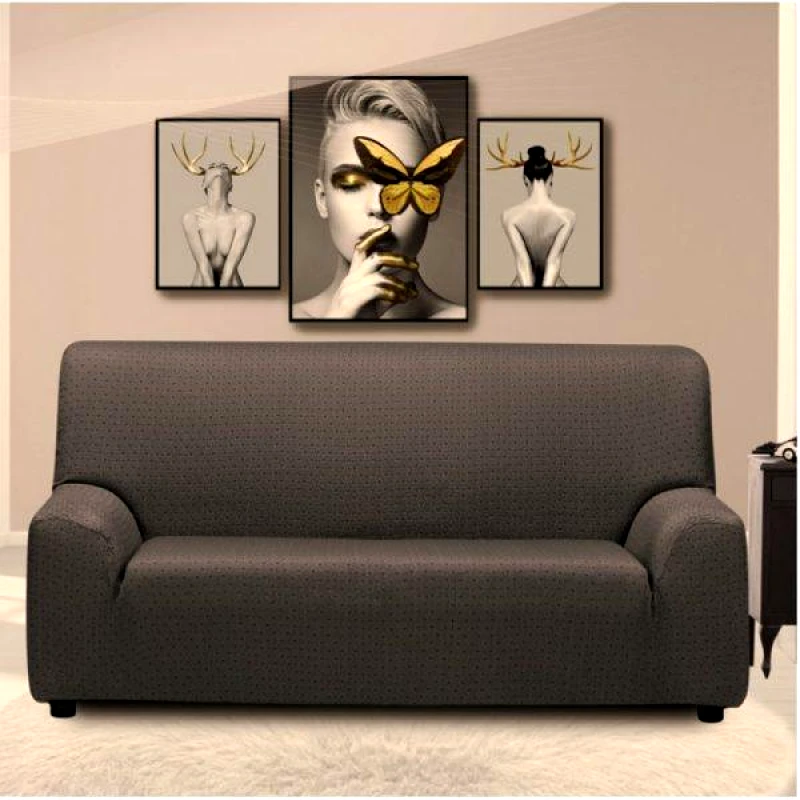 Sb home Sb home Ελαστικό Κάλυμμα Διθέσιου 130-180 Sabrina Grey