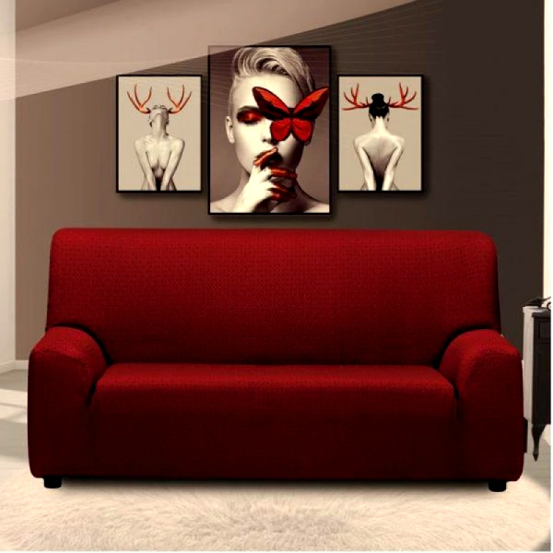 Sb home Sb home Ελαστικό Κάλυμμα Διθέσιου 130-180 Sabrina Bordo