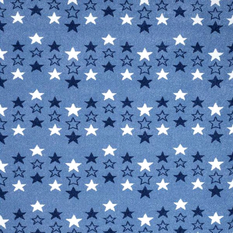 Colore Colori Παιδικό χαλί Diamond kids 8469/330 ραφ μπλε αστεράκια - 2,50x3,50 Colore Colori
