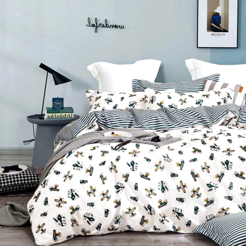 Melinen Home Melinen Home Ζεύγος Μαξιλαροθήκες Διπλής Όψεως 50x70 Prime Line Kids Planet Boy