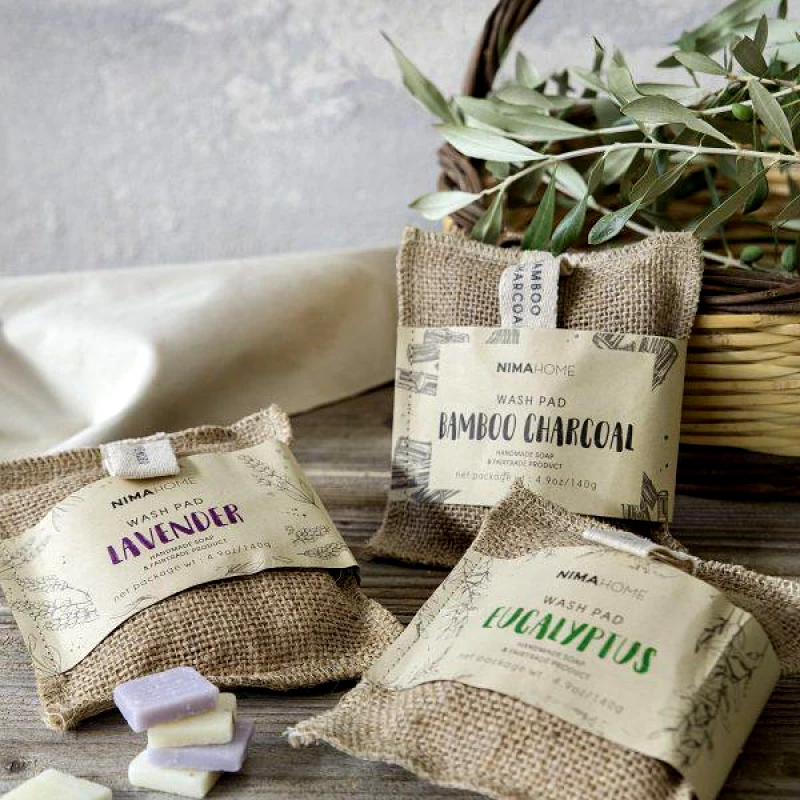 Nima Nima Σαπούνι/Σφουγγάρι απολέπισης 140g Wash Pad Eucalyptus