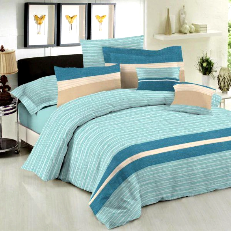 Le Blanc Σετ Κουβερλί Le Blanc Premium Cotton 100% Brooklyn Aqua Μονό 160x240
