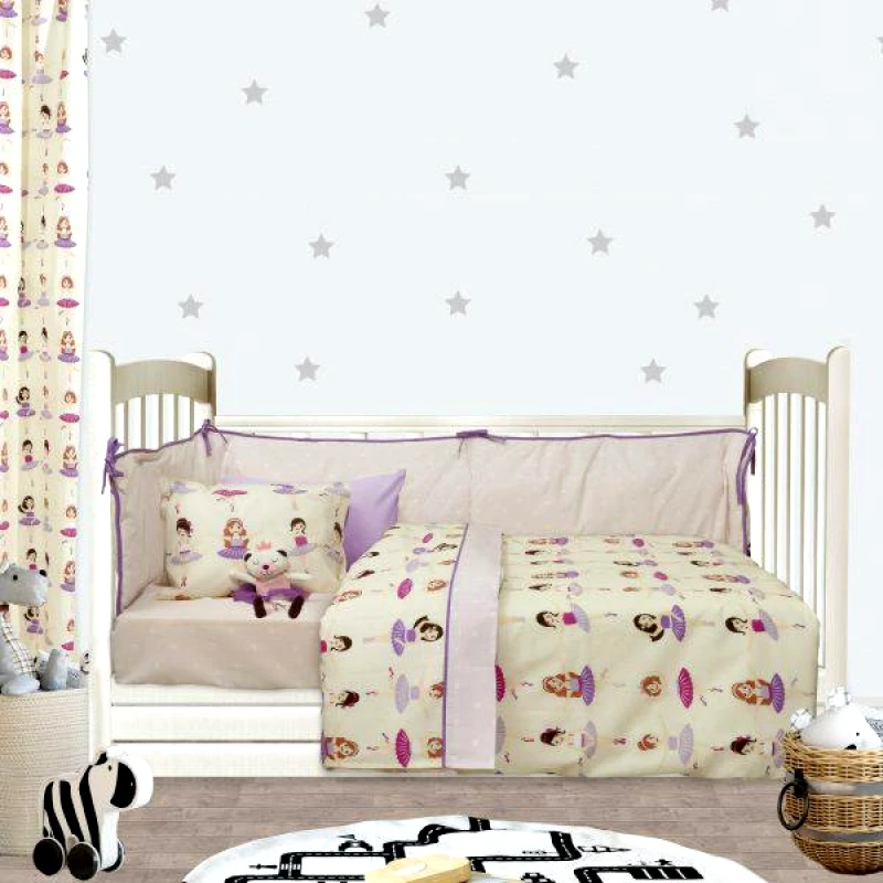 DAS BABY 6414 Πάντα Κούνιας Βρεφικό Fun 45x195 Das baby Μωβ