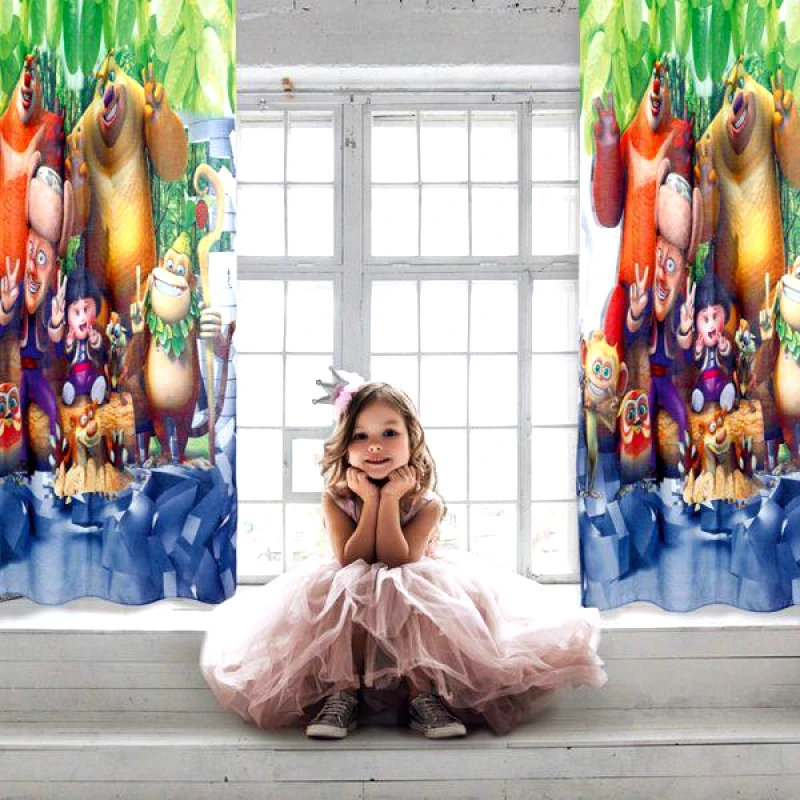 Das kids Das Kids 2123 Κουρτίνα με κρίκους 140x280 Γκρι-μπεζ-καφε-πρασινο Curtain