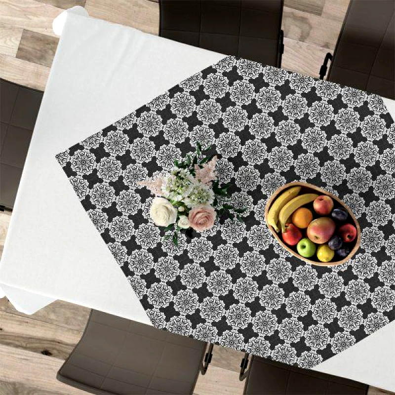 Lino Home LINO ΚΑΡΕ NORMAN 801 BLACK 90Χ90