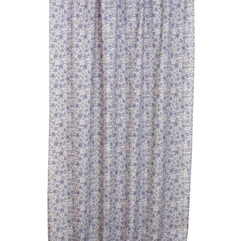 VIOPROS Viopros Κουρτίνα με Τρέσα 140x270 Νέον Μπλε