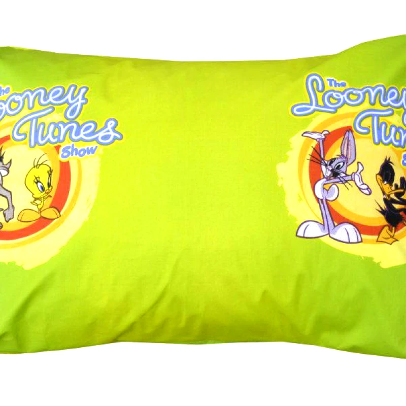VIOPROS Viopros Ζεύγος Μαξιλαροθήκες 50x70 Looney Tunes 30 Λαχανί