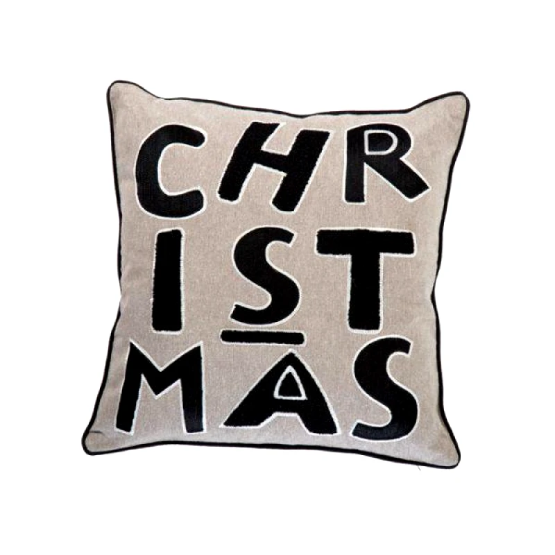 NEF NEF NEF NEF Μαξιλαρι Διακοσμητικο 45x45 Christmas L.grey
