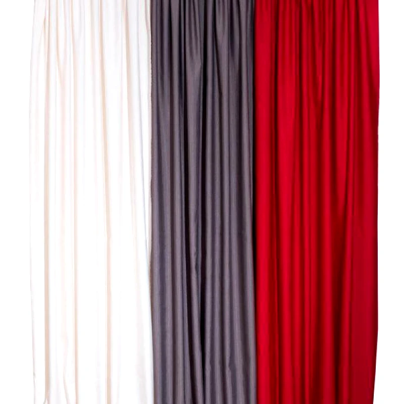 VIOPROS Viopros Κουρτίνα με Τρέσα 140x270 Γκρο Μονόχρωμο 34 Γκρι