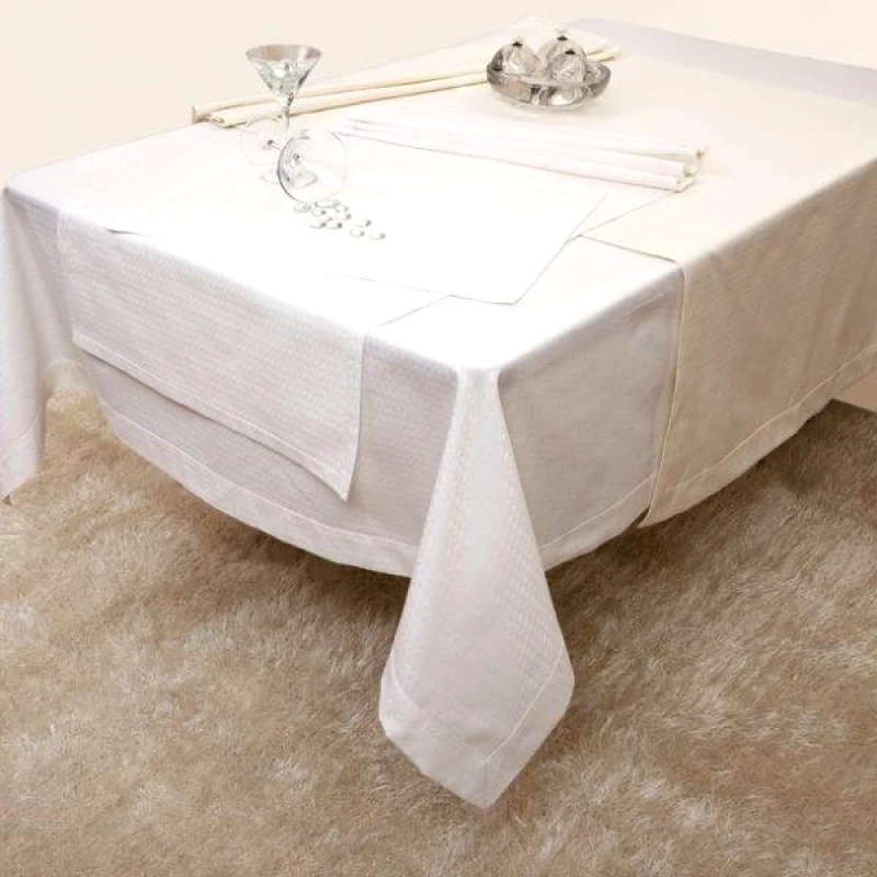 ANNA RISKA Anna Riska Σετ 2 Τεμ Ράνερ Αλέκιαστα 50x150 Gina White