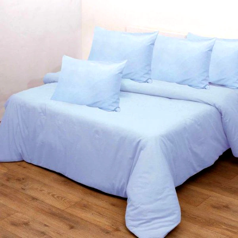 VIOPROS Viopros Σετ 2 Τεμ Πάνες Αγκαλιάς 80x80 3100 Φανέλλα Σιέλ
