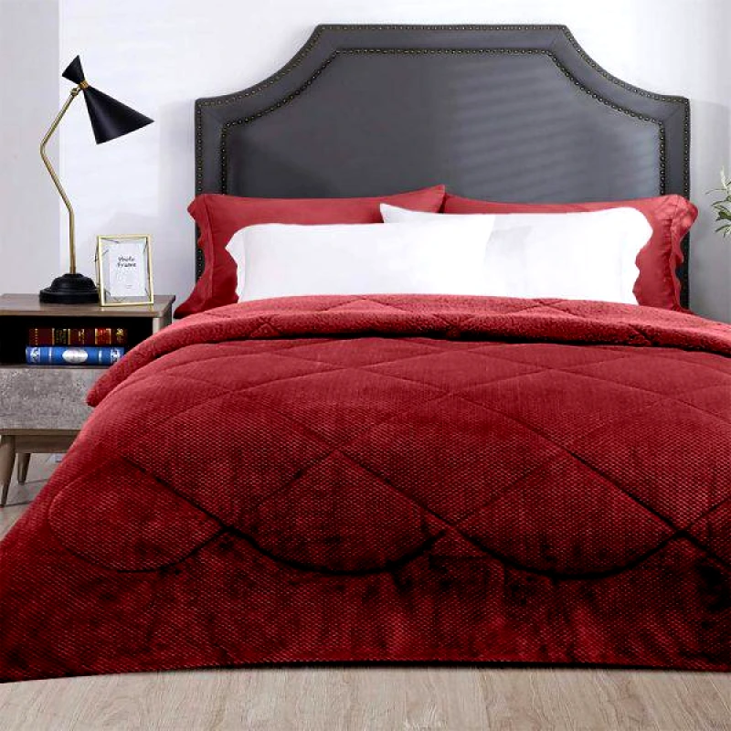 Lino Home LINO ΚΟΥΒΕΡΤΟΠΑΠΛΩΜΑ IRILIDA CHERRY 220X240 Υπέρδιπλο