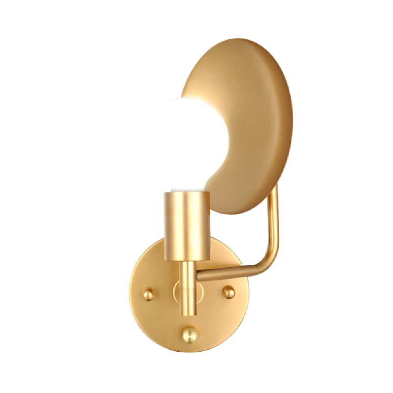 ACA Lighting ACA Lighting Επιτοιχιο Φ/σ 1χε27 Μεταλλικο Αντικε Ορειχαλκο 18χ10χη30cm Gemini