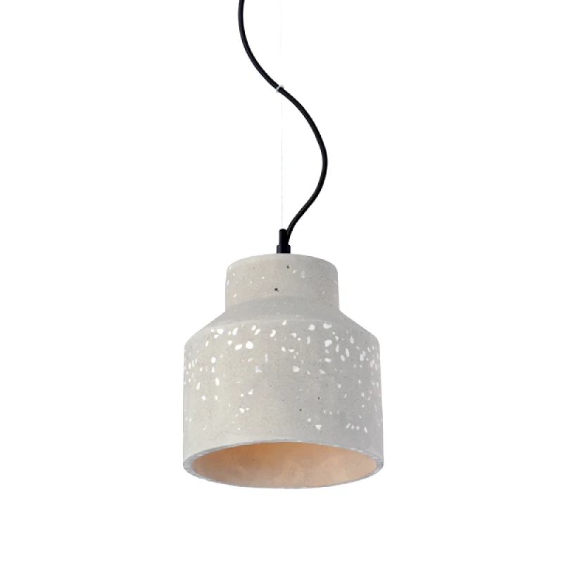 ACA Lighting ACA Lighting Κρεμαστο Φ/σ 1χε27 Τσιμεντο+χαλικι Φ22χη120cm Belfast